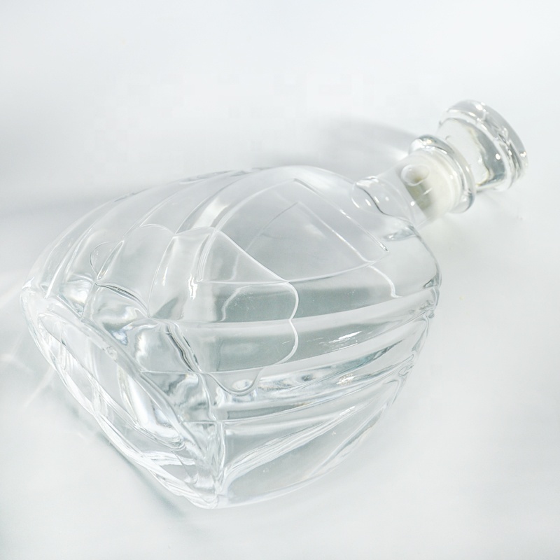 Extra White Flint 750ml Liquor Bottles Empty Vodka Glass Liquor Bottle