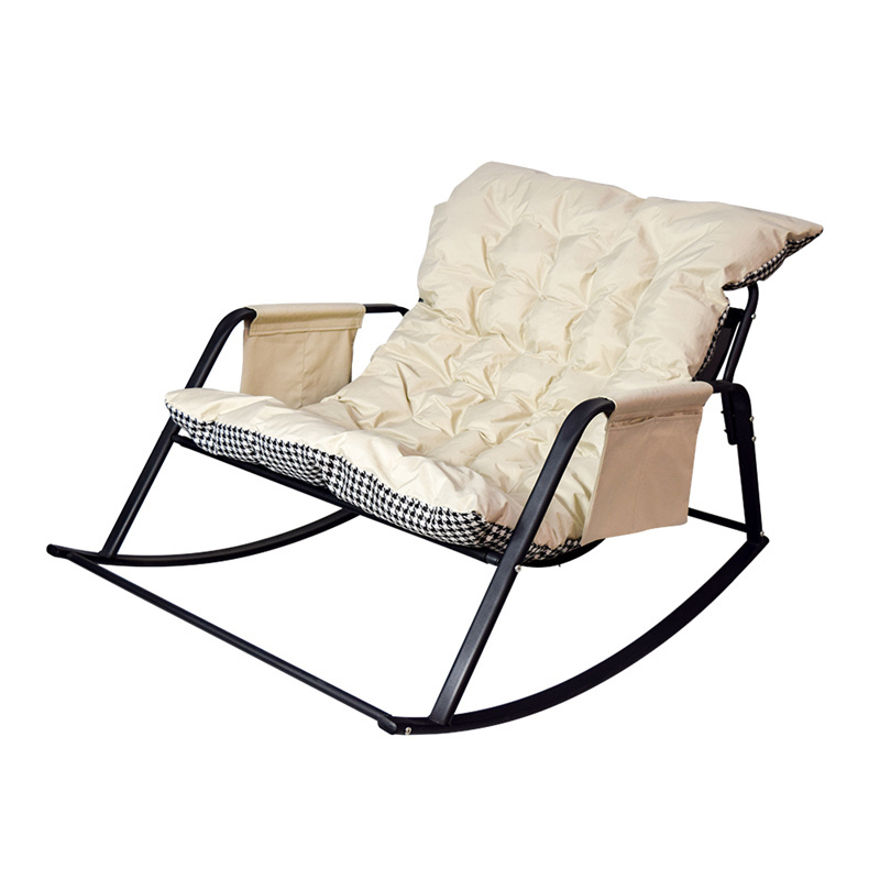 Light Portable Net Fabric Wide Garden Yard Rocking Chair