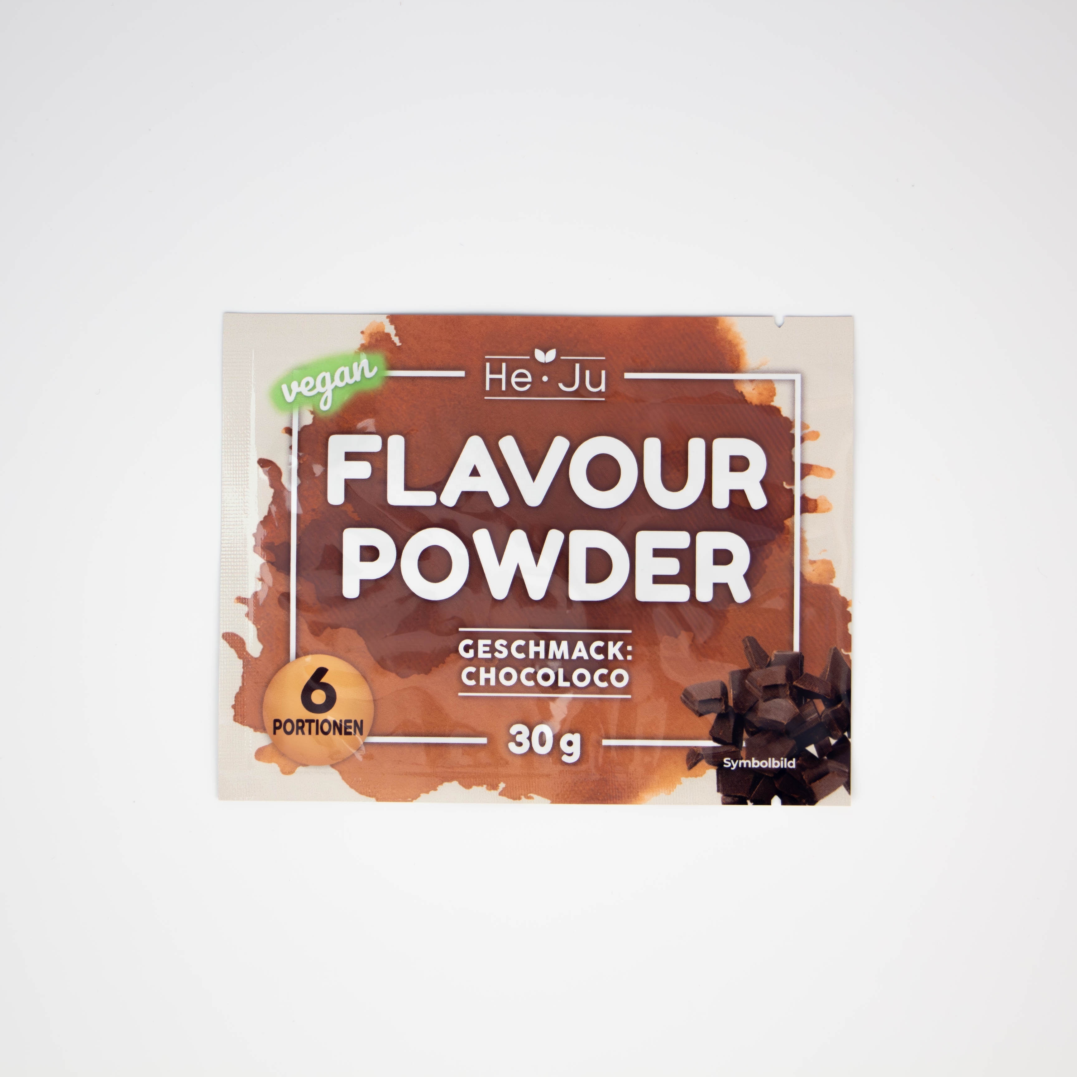 Digital Printing Custom 30g Chocolate Flavor Powder Flat Foil Pouch with Tear Notch for Food