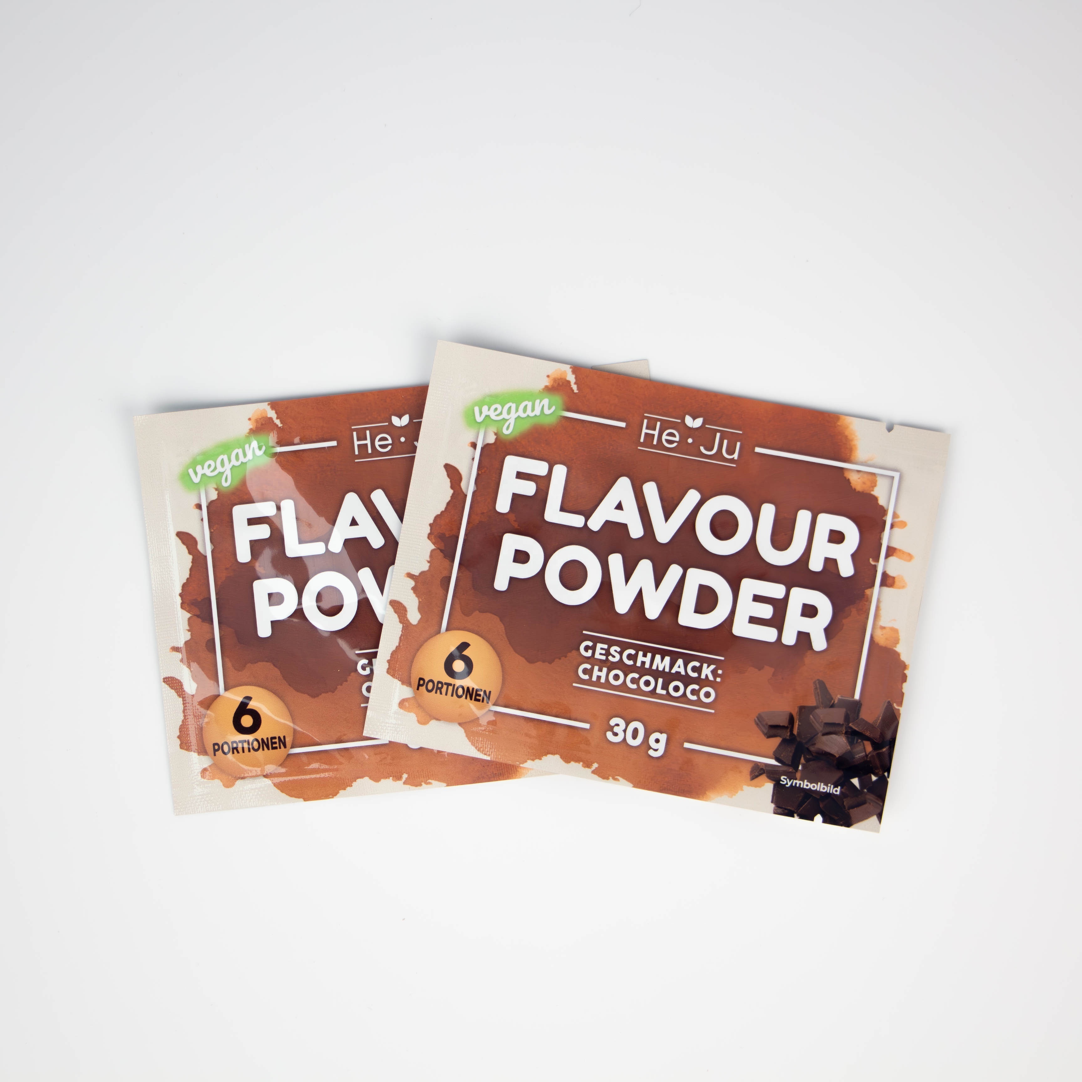 Digital Printing Custom 30g Chocolate Flavor Powder Flat Foil Pouch with Tear Notch for Food