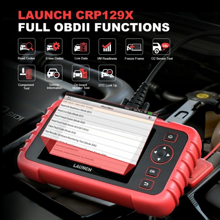 4 System Scan Tool Escaner Launch Crp 129x X431 Crp129x Obd2 Diagnostic For Car Care