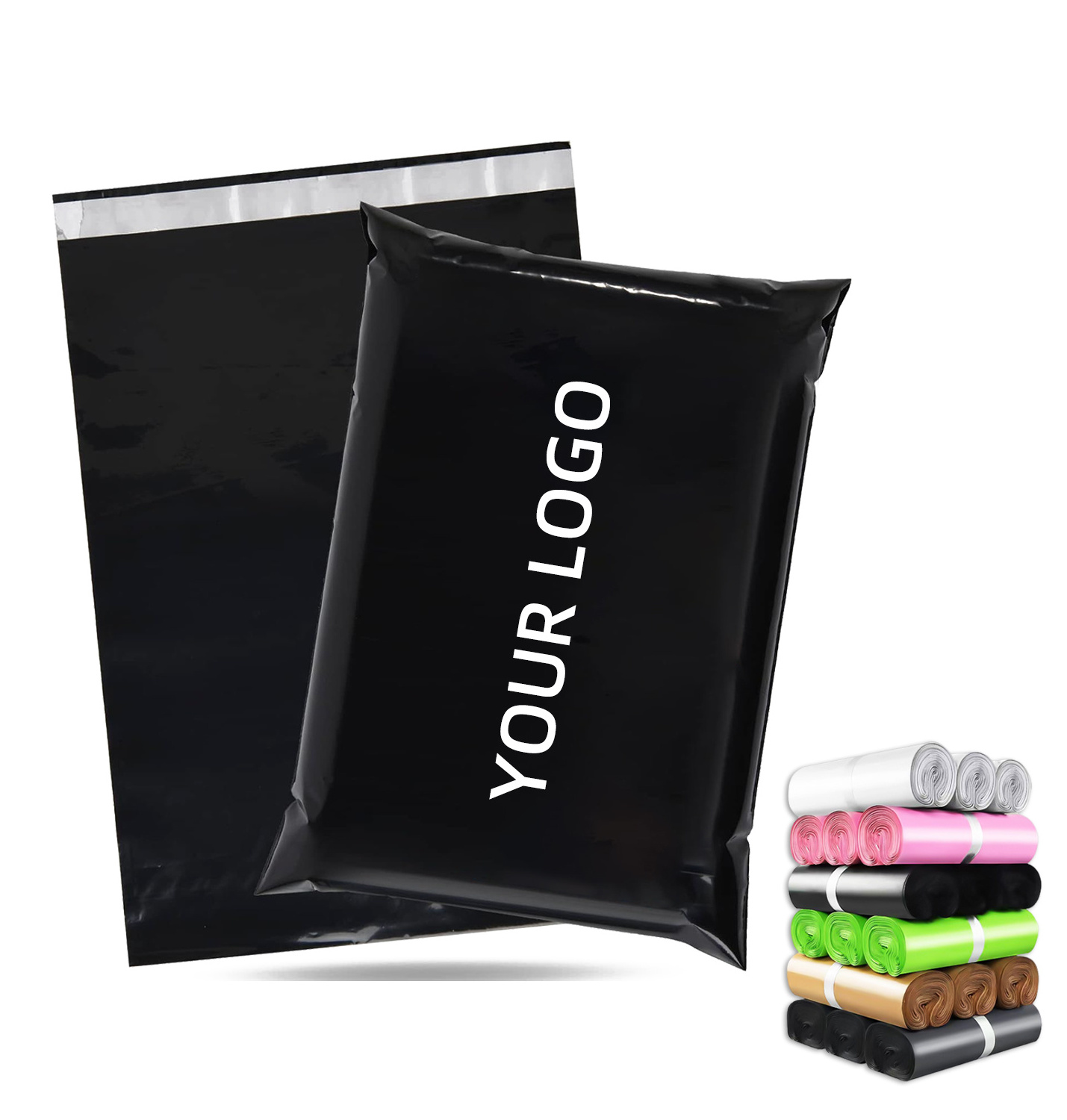 Custom Black Shipping Mailing Bags Eco Friendly Shipping Packaging Bags Mailer Shipping Self Adhesive Courier Mailing Bag