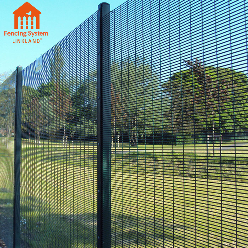 Clear view fence black 358 anticlimb clearview fence for South Africa