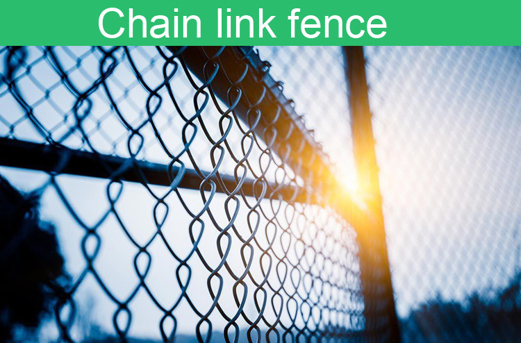 Used 8ft Chain Link Fence Green Plastic Vinyl Coated Garden Wire Mesh Fence 50ft Rolls Wholesale Used Black Chain Link Fence