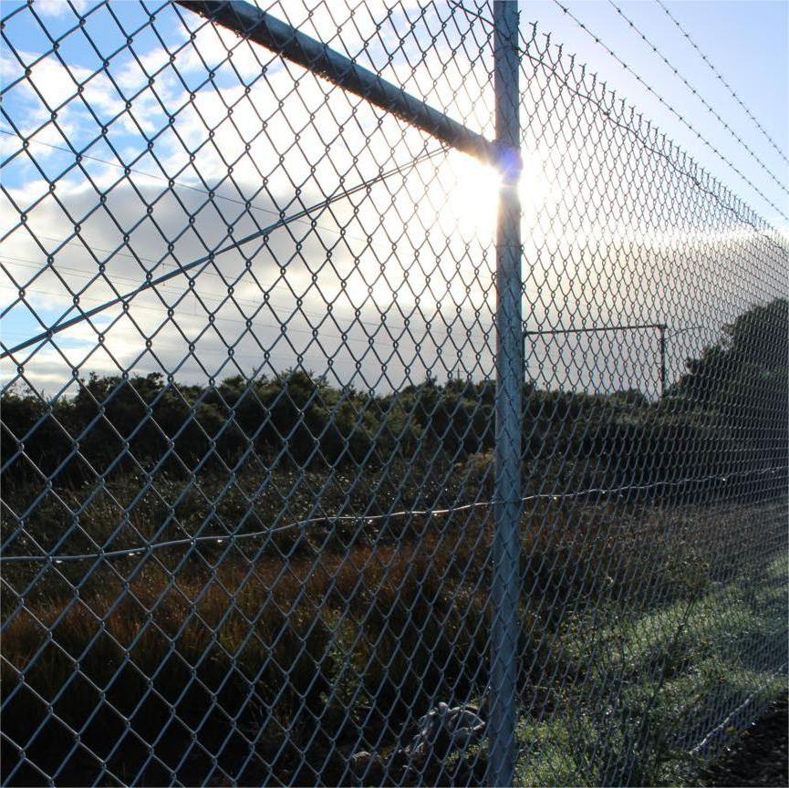 galvanized outdoor removable temporary construction chain link fence