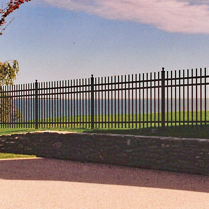 Privacy decorative fence screen wrought iron fence panels