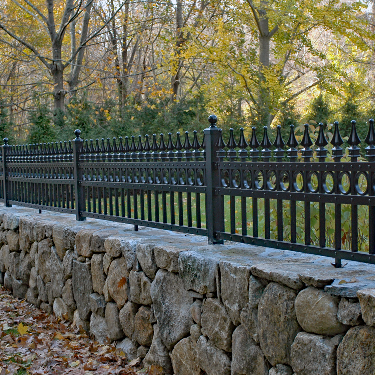 Privacy decorative fence screen wrought iron fence panels