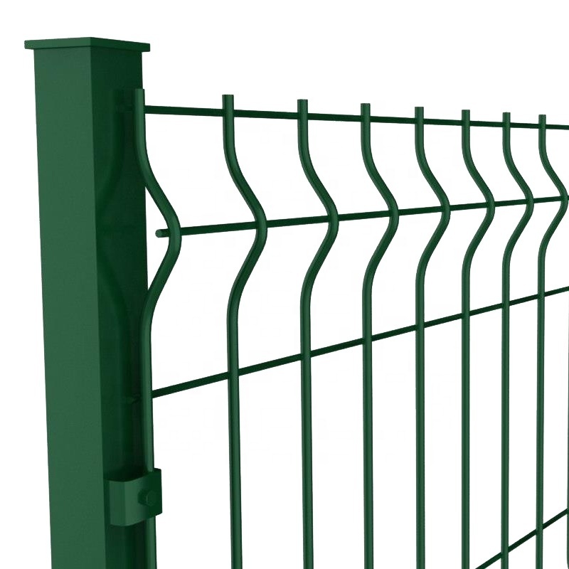 Curved Wire Mesh Fence Coated Welded Estate Rigid 3d High Quality PVC Metal Iron Free Mesh Fencing Garden Fence