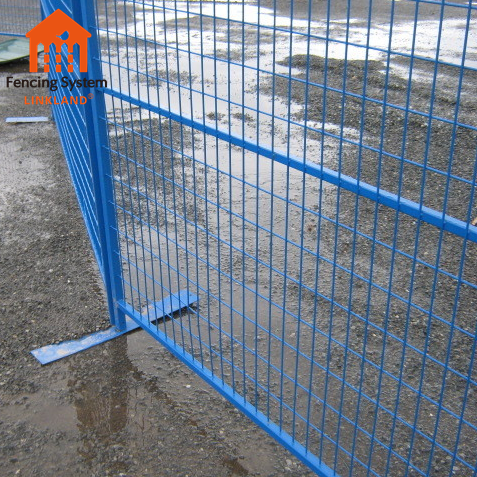 Style Base Construction Site Temporary Fence Panel Portable 6 Feet * 10 Feet Metal Iron Square Frame Canada temporary fence