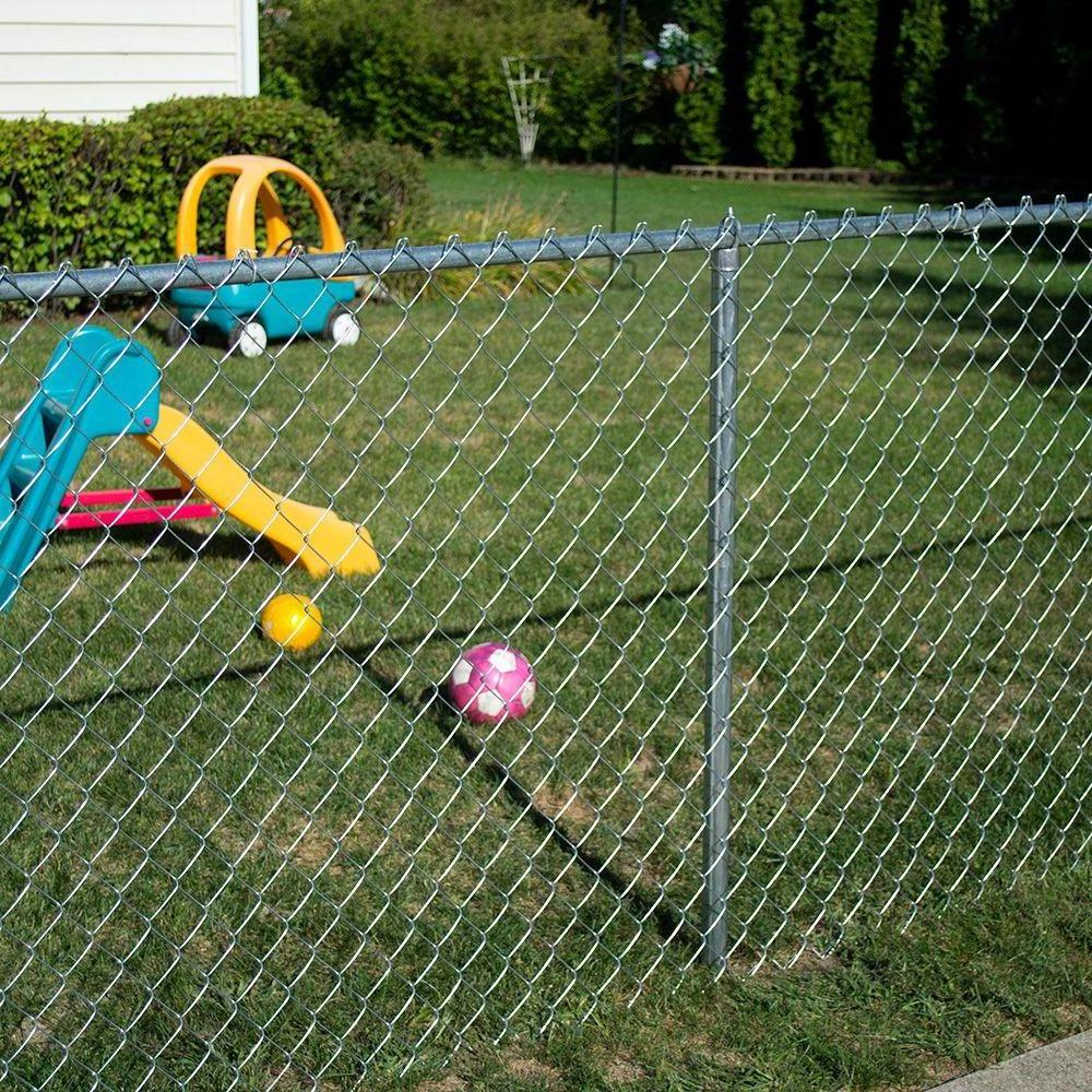 galvanized outdoor removable temporary construction chain link fence