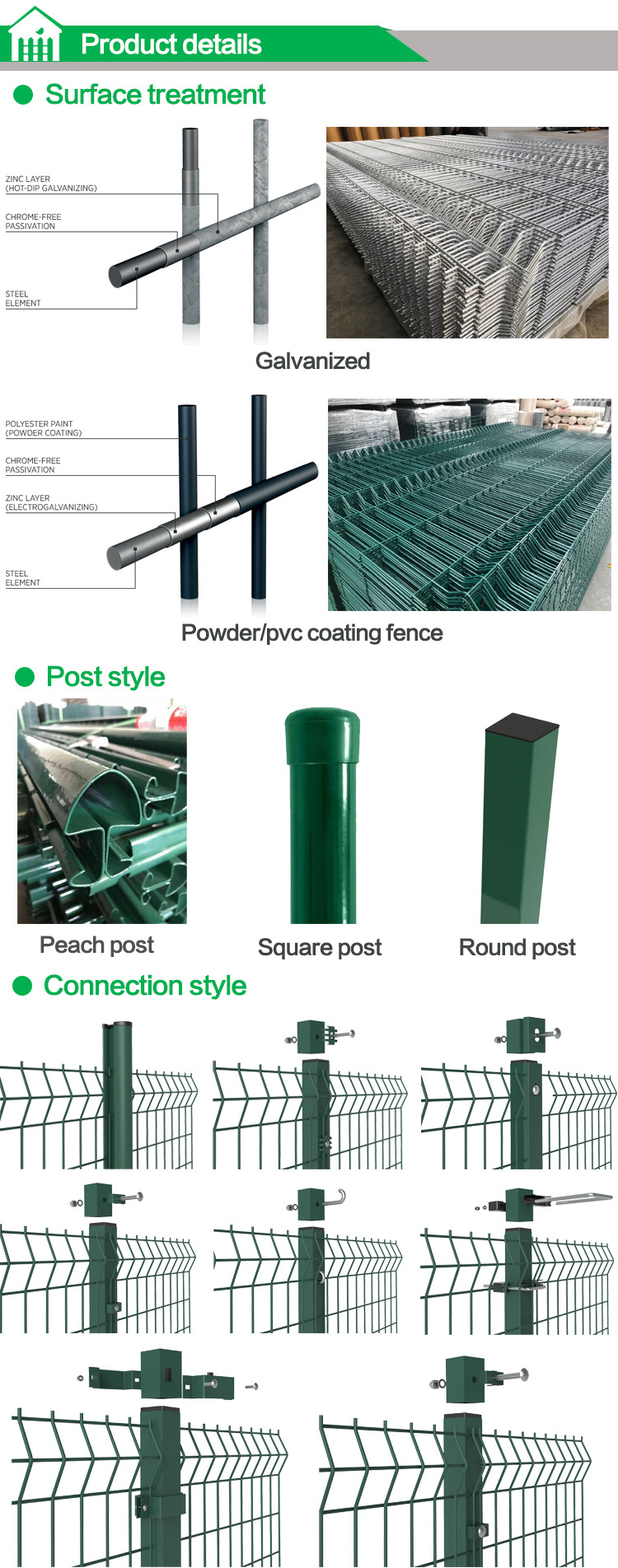 Curved Wire Mesh Fence Coated Welded Estate Rigid 3d High Quality PVC Metal Iron Free Mesh Fencing Garden Fence