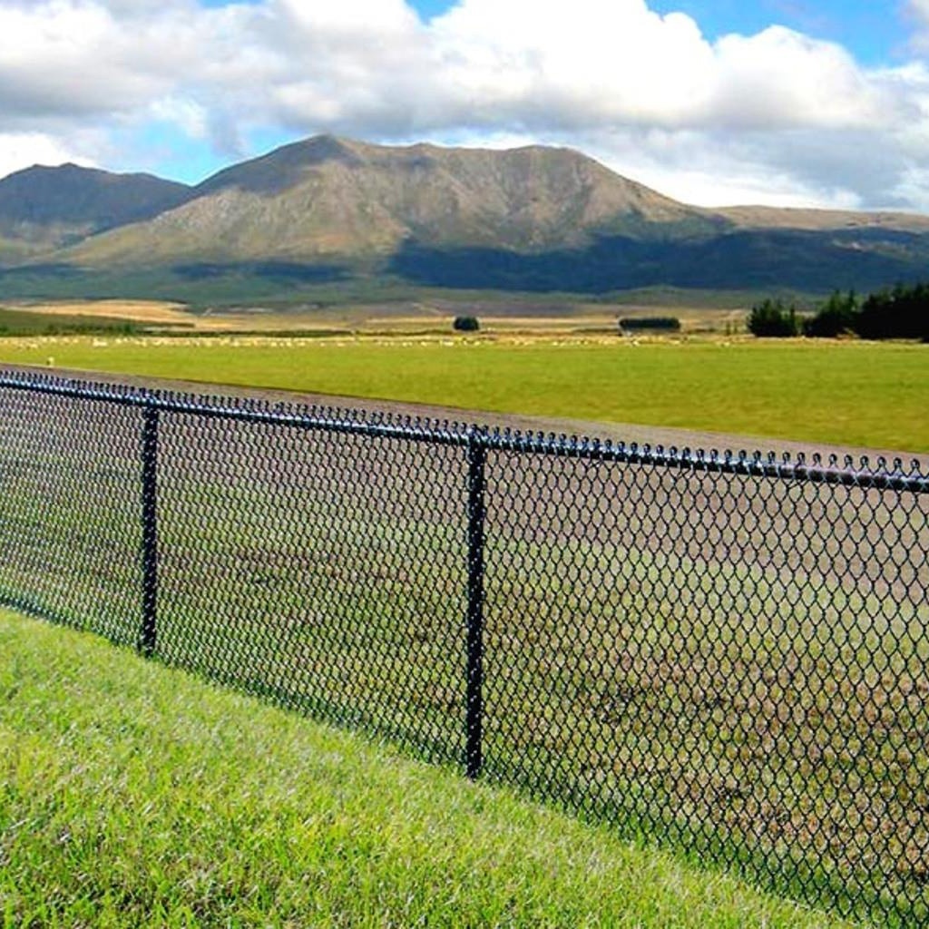 galvanized 8 feet tall 6 foot 8 foot chain link fence wire mesh 100 ft roll cyclone wire black used chain link fence