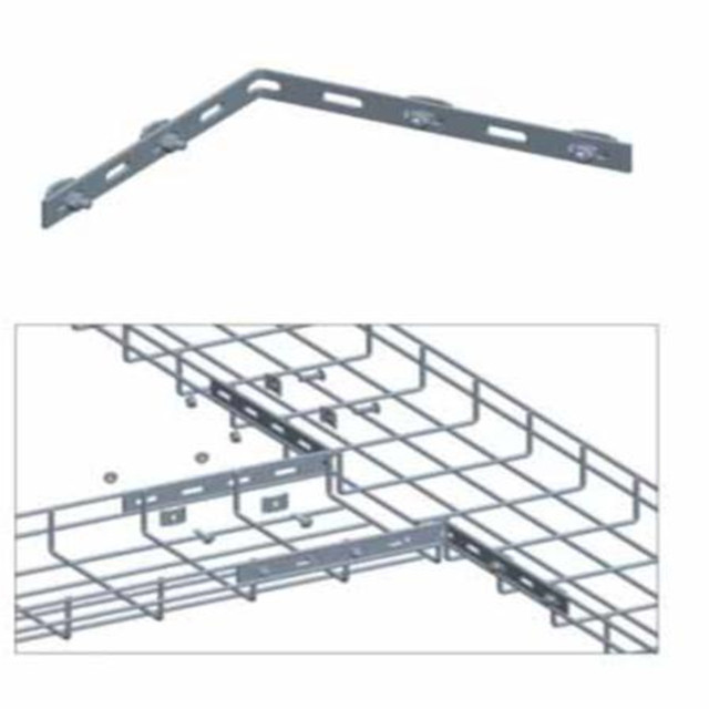 Real life in data center wire mesh cable tray