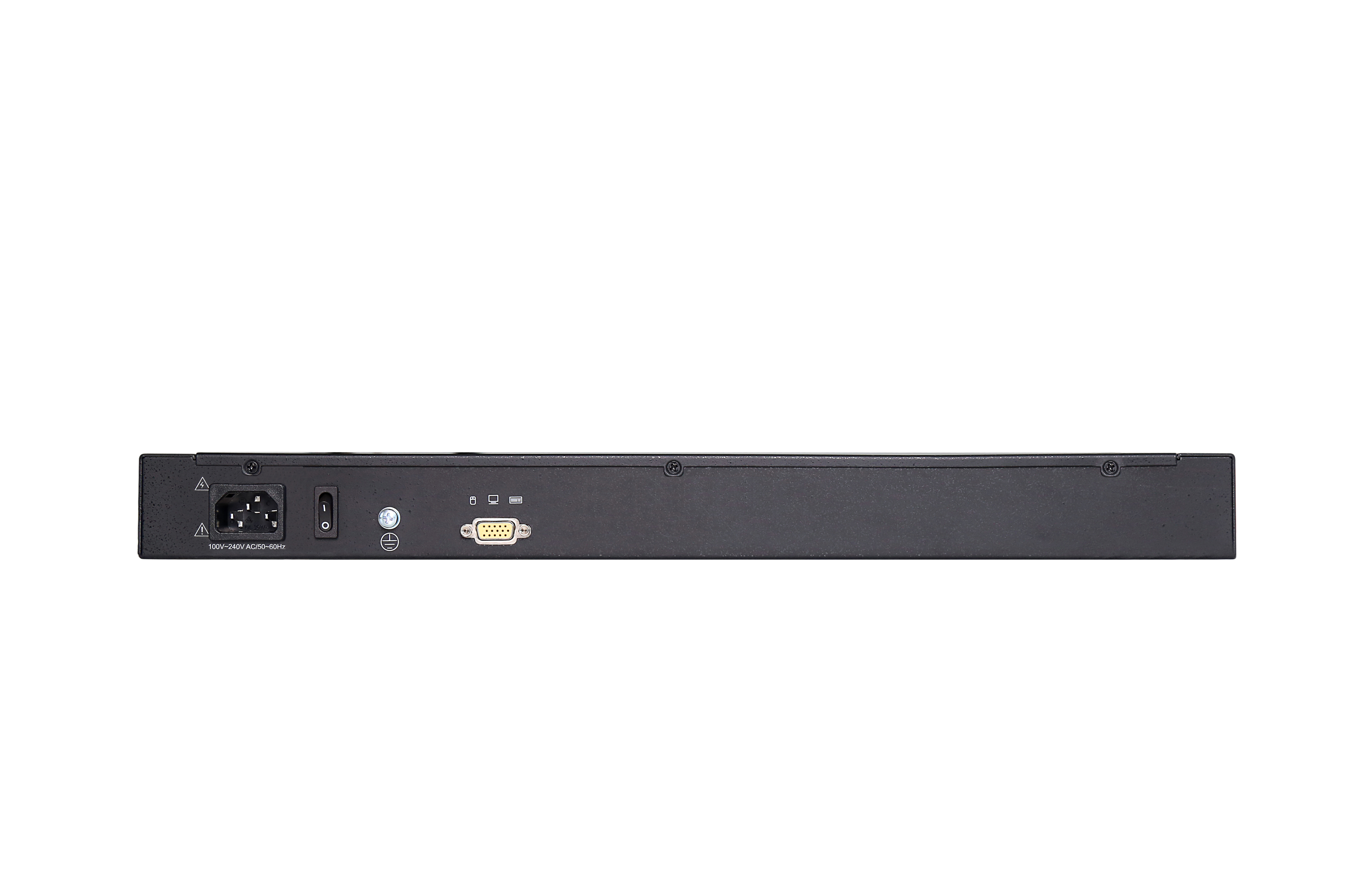 JD2701 1U Rack-Mount Single Port LCD KVM Console - 17 inch - USB + VGA Support