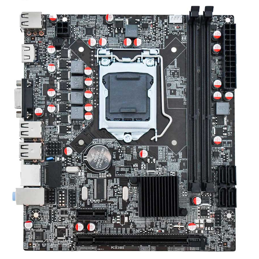 H55 motherboard LGA 1156 DDR3 dual channels 8GB mainboard