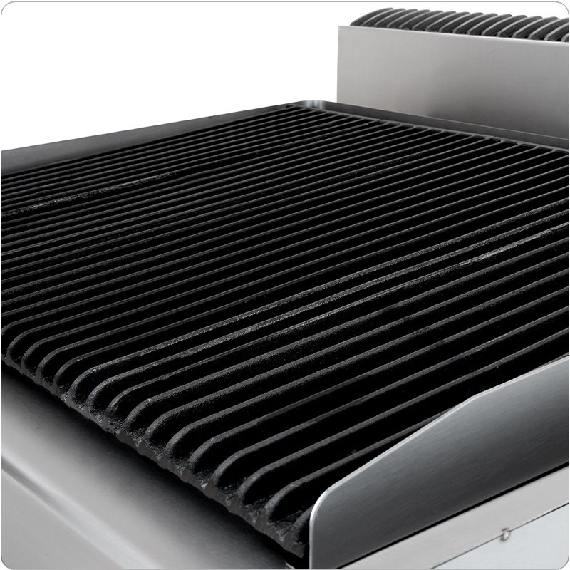 Heavy Duty Stainless Steel Chicken Gas Grill Machine Easily Assembled Cleaned Electronic Pulse Ignition Home Camping Use