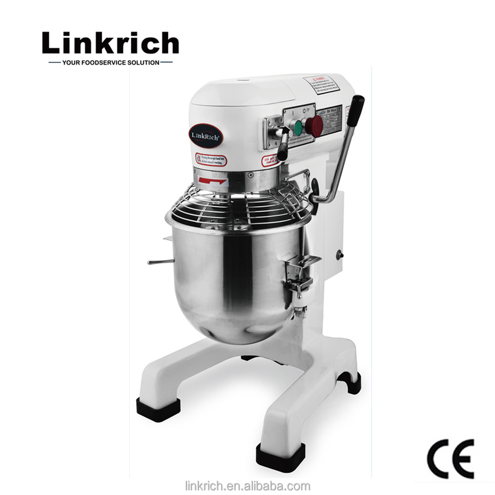 Linrich Commercial Electric Planetary Mixer Food Bakery Stainless Steel Dough Mixer Mixing Bowl Accessories Housing Structure