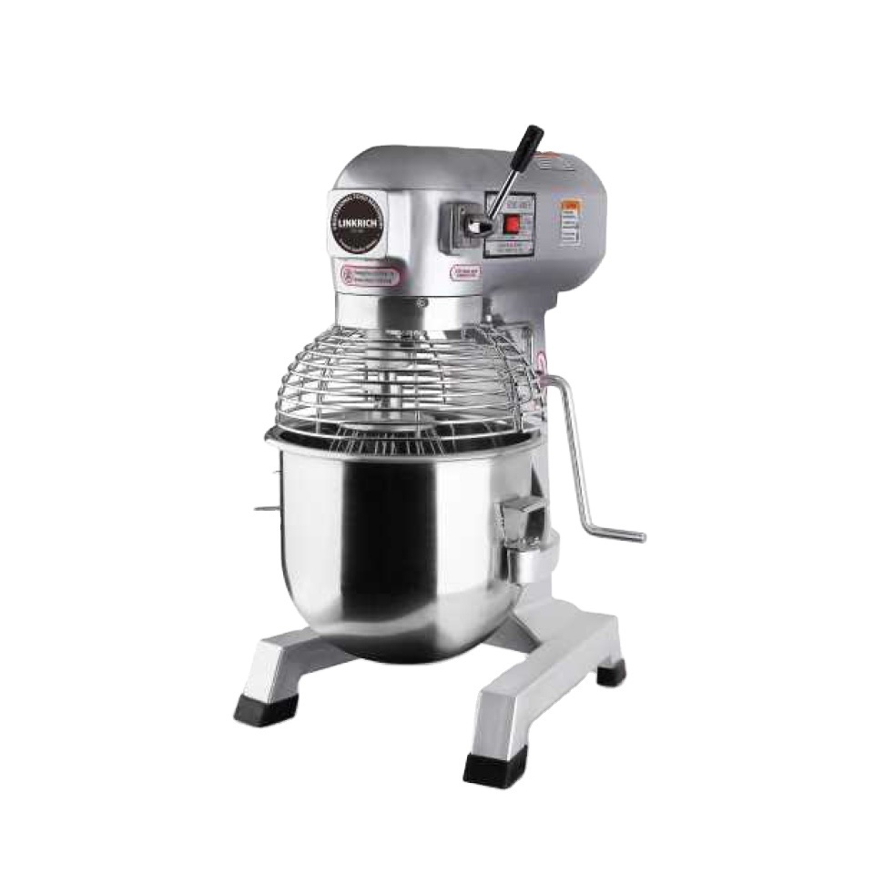 Planetary Food Mixer B20C 20L Electric Bakery Equipment with Steel and Stainless Material Stand/Table Dough Hook Accessories