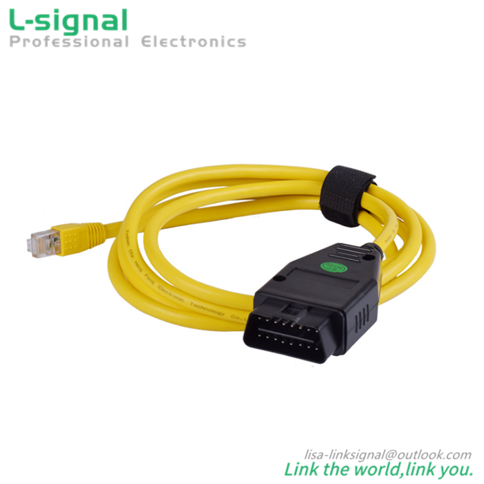 Ethernet RJ45 to OBD OBD2 Interface Network Cable for F-Series Car