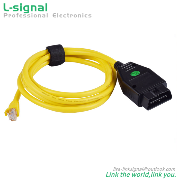 Ethernet RJ45 to OBD OBD2 Interface Network Cable for F-Series Car