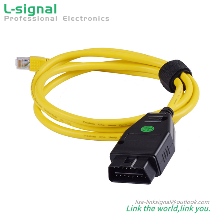 Ethernet RJ45 to OBD OBD2 Interface Network Cable for F-Series Car