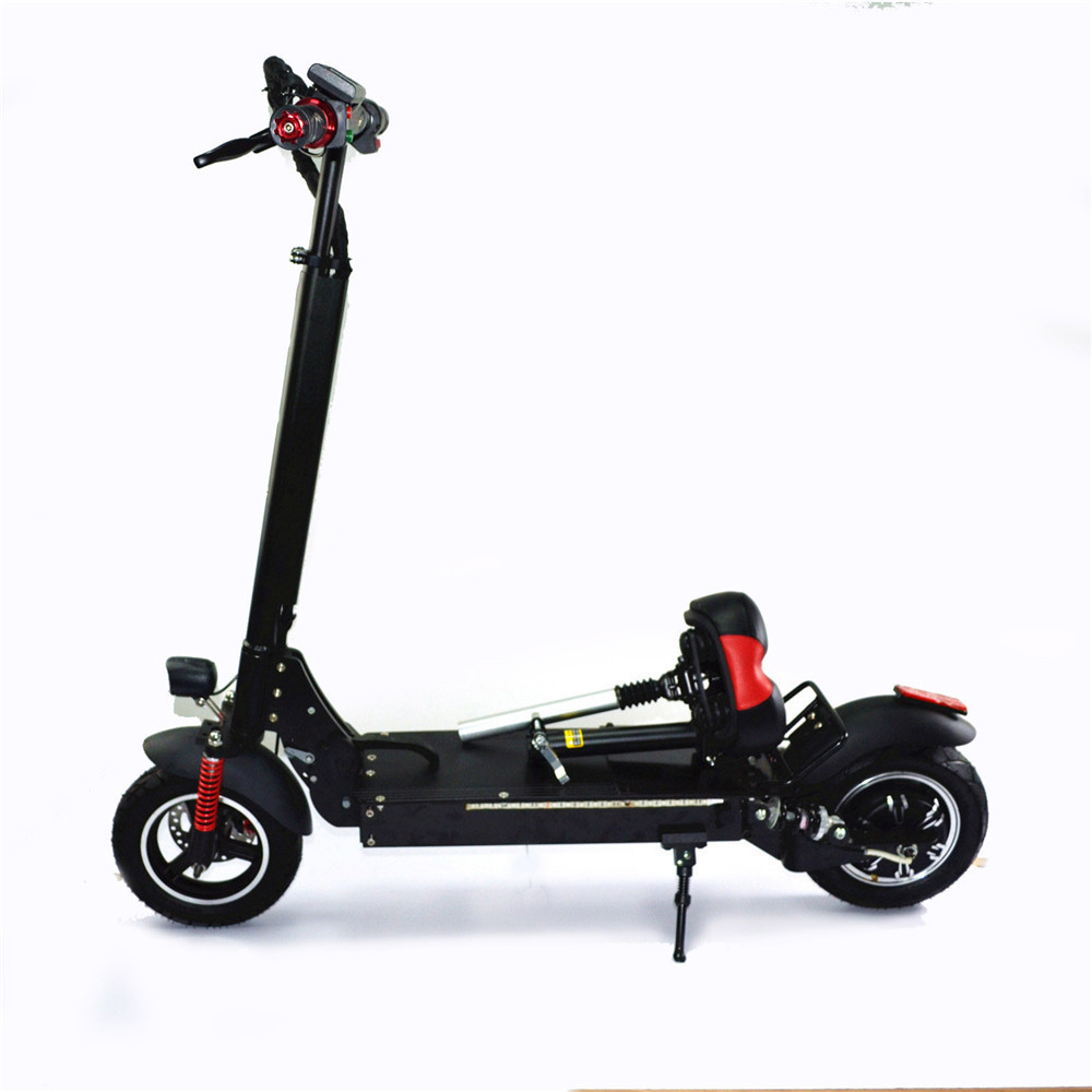 800w 48v 10 Inch Vacuum Tyre Electric Scooter Motor Off road  LED Display 40km 50km/h Big Electric Scooter with Seat