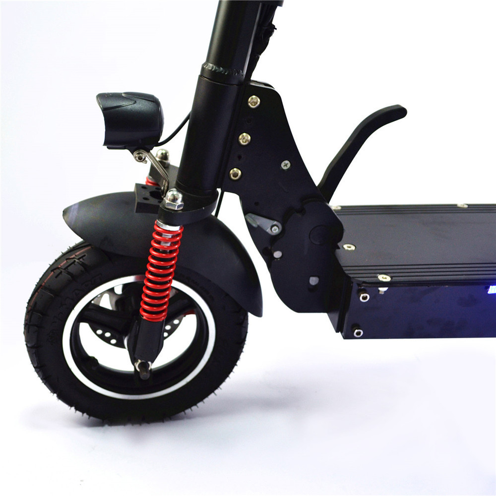 800w 48v 10 Inch Vacuum Tyre Electric Scooter Motor Off road  LED Display 40km 50km/h Big Electric Scooter with Seat