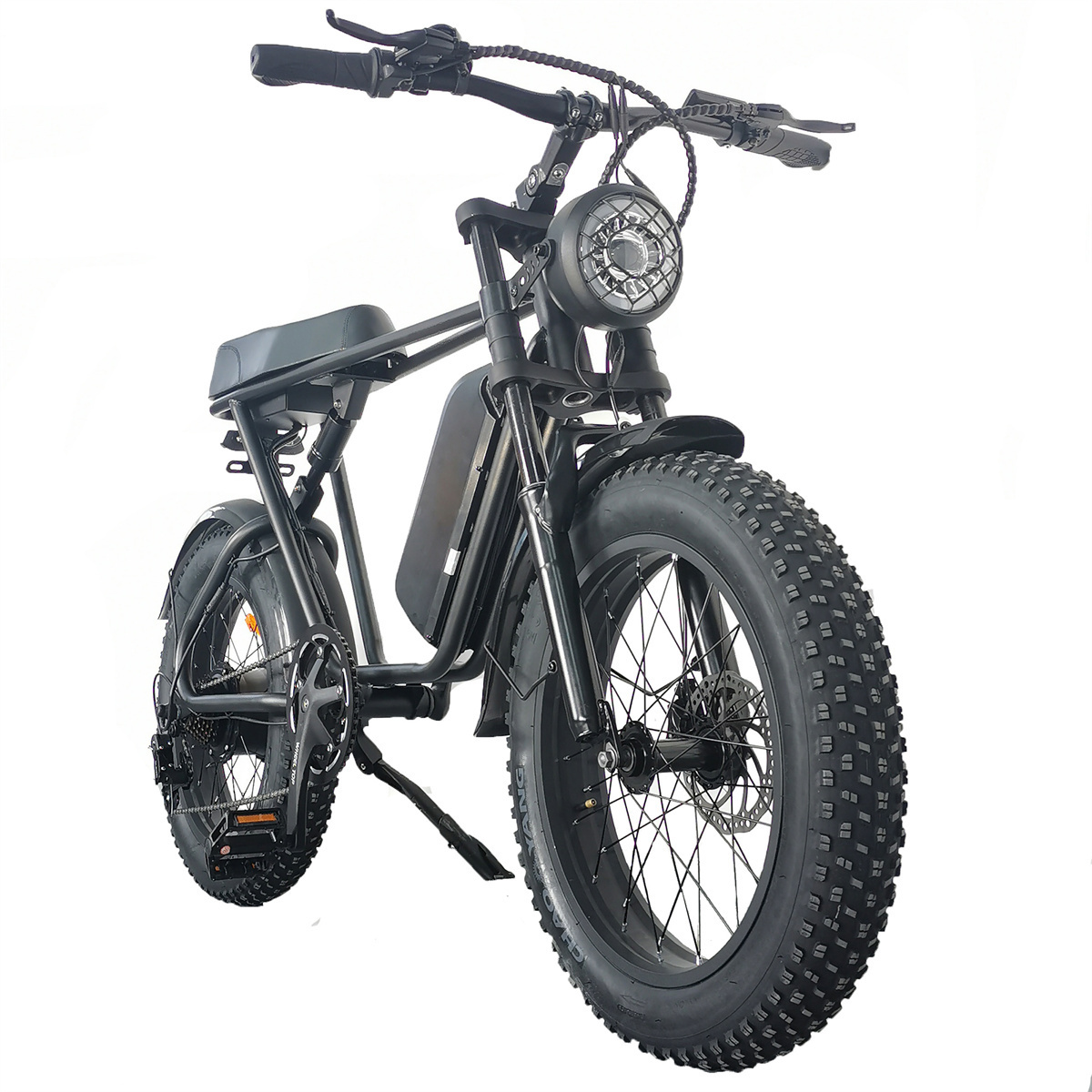 USA EU Stock Fast Shipping 1000w Electric Hybrid Bike 20 inch Fat Tire  Beach Cruise E-bike All Terrain Offroad Ebike Bicycle