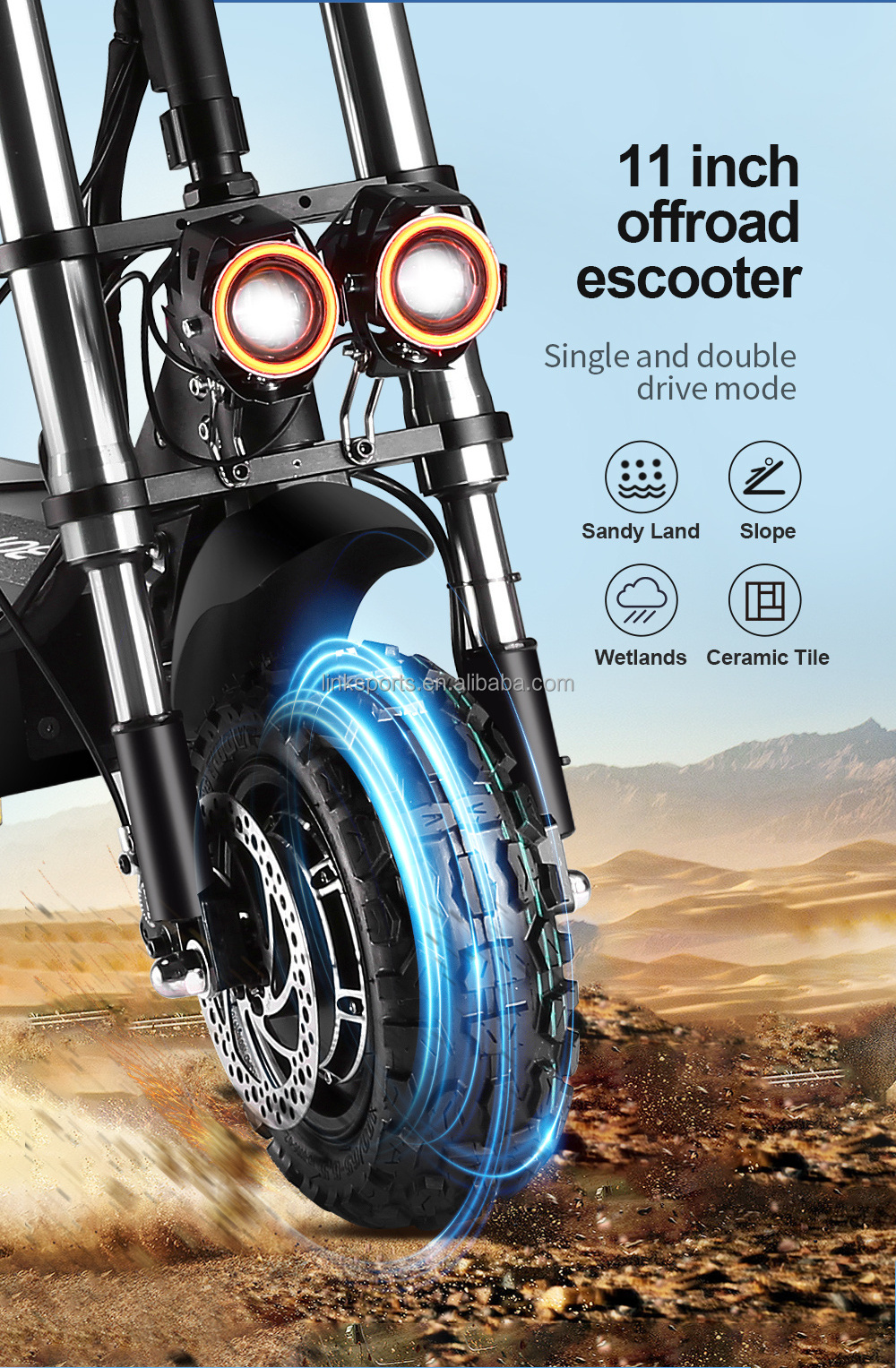 5600W 60V acceleration motor foldable powerful electric SN3  scooter with 11-inch tubeless tire