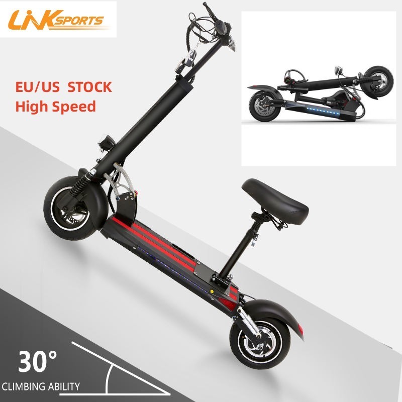 EU/US Warehouse  High Power off road e scooters with seats 48v 800w fat tire 10inch high speed electric E-Scoter Elektryk Adult