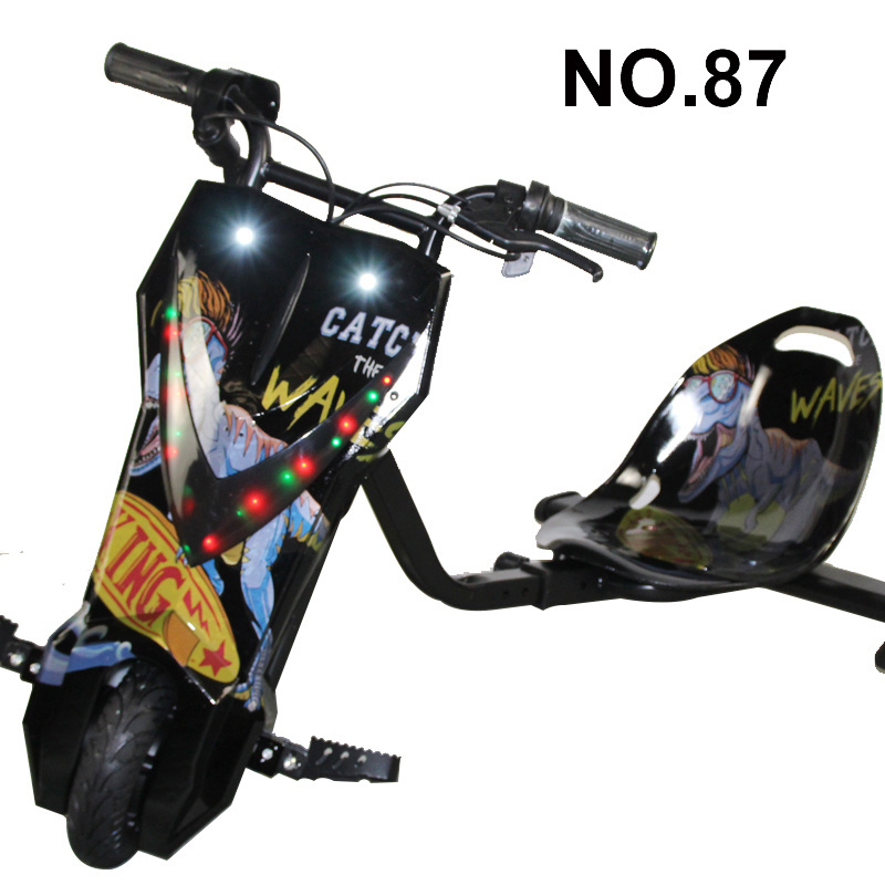 Linksports Hot Selling New Painting Children 3 Wheel Led Electric Drift Scooter