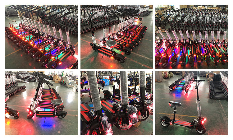 EU/US Warehouse  High Power off road e scooters with seats 48v 800w fat tire 10inch high speed electric E-Scoter Elektryk Adult