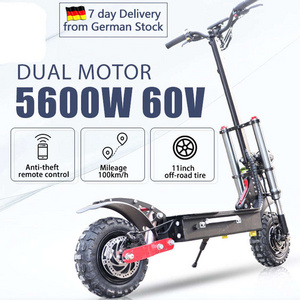 USA EU Warehouse 5600w Dual Motor Fast Speed Scooters 38ah battery long range Off Road Electrical 6000W Electric Scooter