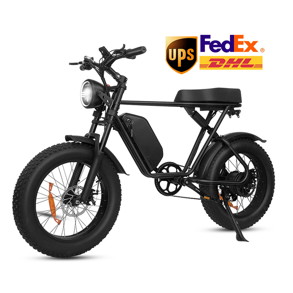 High Speed Factory Directly Supply Hybrid E-Bike 20inch Mountain Fat Tire Bicycle Electric Bike