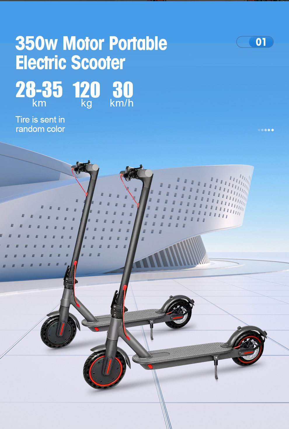 Manufacturer Cheap Price 36V 7.8ah 350W 500W Foldable 2 Two Wheel APP Tracking 8.5inch Tire Adult Kick Electric Scooter