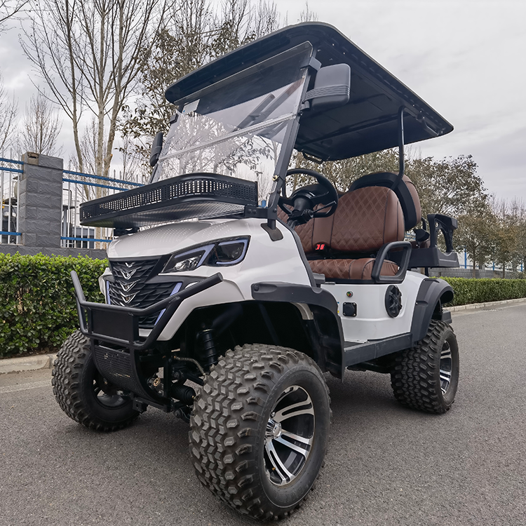 2024 New Off Road Street Legal 48V 72V Lithium Battery Karts Car Buggy 4 6 Seater carrito de Electric Golf Cart