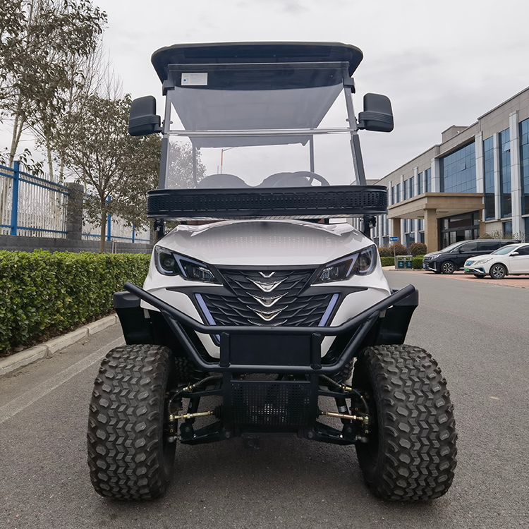 2024 New Off Road Street Legal 48V 72V Lithium Battery Karts Car Buggy 4 6 Seater carrito de Electric Golf Cart