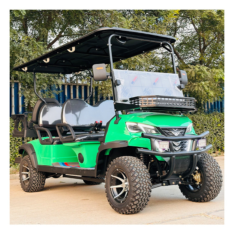 Chinese Suppliers Golf Buggy Cart Price Luxury Vehicle Street Legal Adult 6 Seater 72V Electric Golf Cart