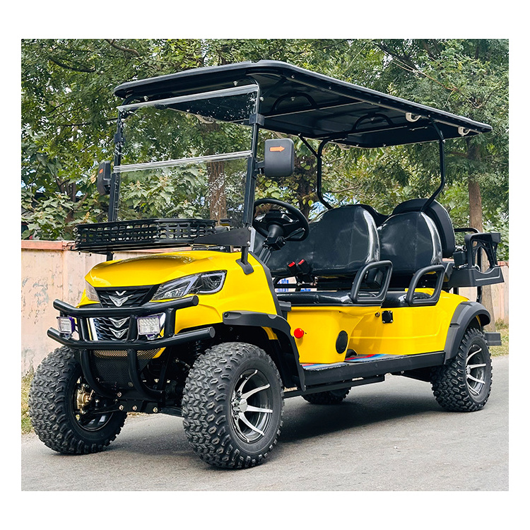 Chinese producer electric golf buggy cart 4+2 seater amphibious golf cart with golf cart canopy