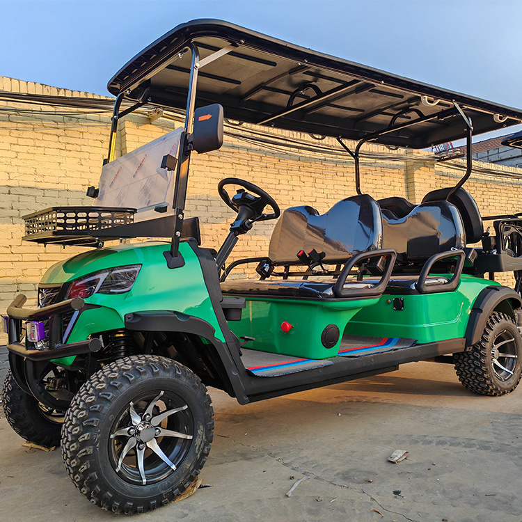 72v AC System Golf Cart Car Buggy 6 Seater Street Legal Cheap Used Electric Golf Carts