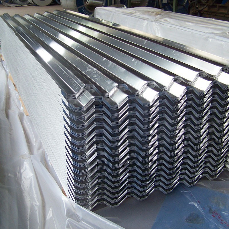 Corrugated Aluminum Zinc Roof Steel Galvanised Roof Panels Tiles1100*0.5MM Pressure plate for housing