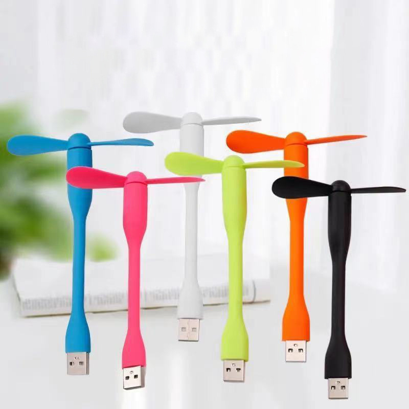 USB mini small fan student charging treasure fan computer portable outdoor energy-saving mute mobile phone solar fan