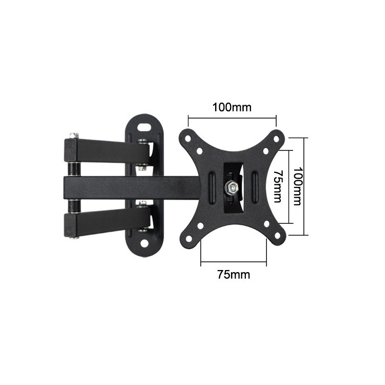 Universal bracket TV bracket retractable rotating wall bracket adjustable swing remote controlled tv wall mount