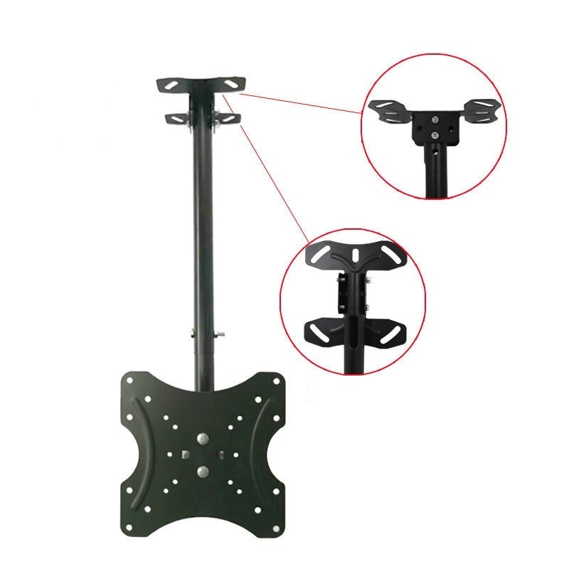 Supermarket Electric Bracket Screen Telescopic Tv Ceiling Bracket  Inch Tv Automatic Lifting Tv Mount