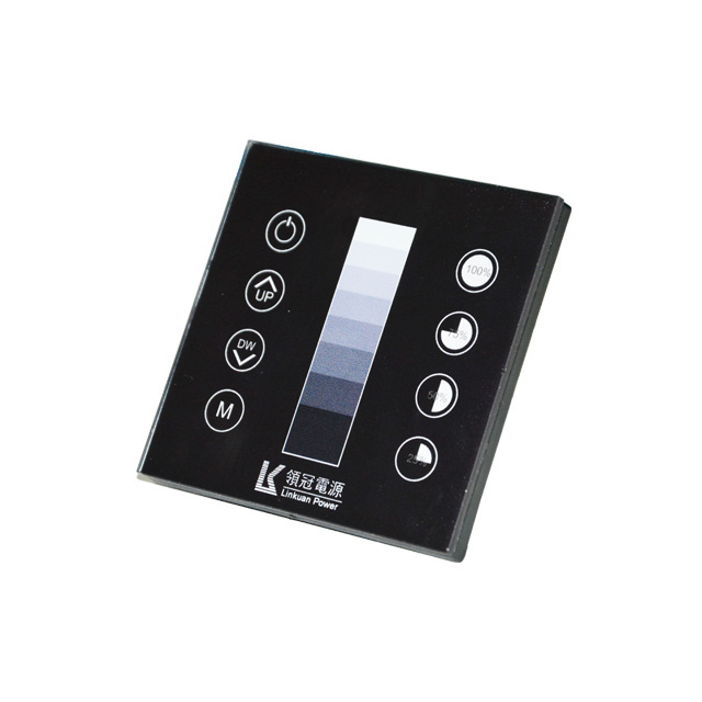 Smart 0-10v dimmer  AC 100-277V input 0-10v dimmer touch panel glass panel 0-10v led dimmer