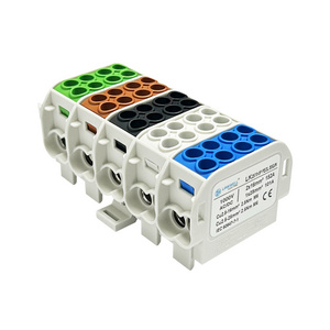 CE ROHS Approved 5 Poles Terminal Blocks  16/25mm2 Electrical Terminal Block 160A 1000V Din Mounted Terminal Block