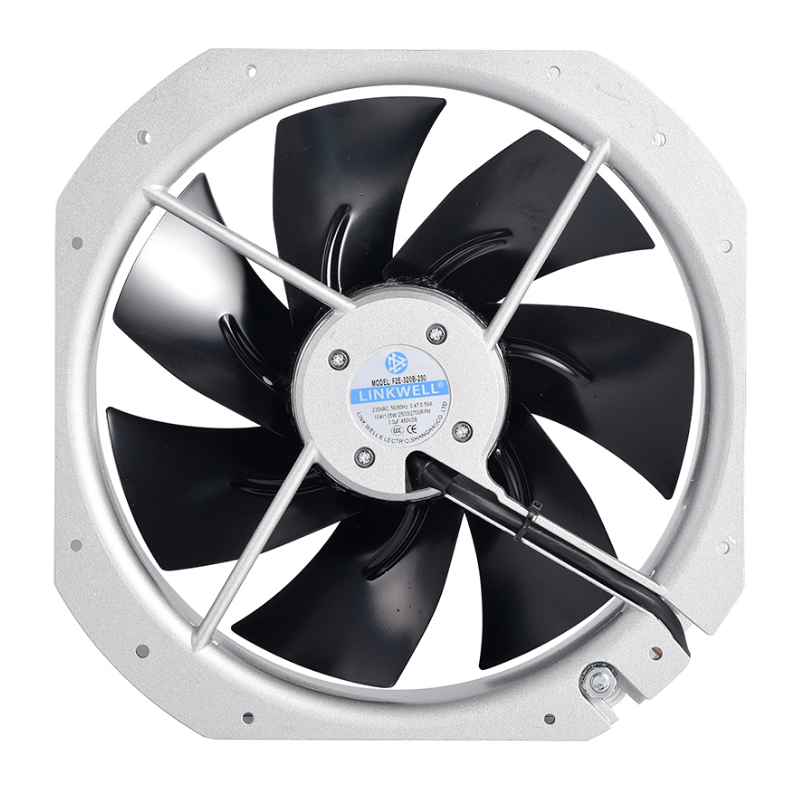 CE and UL Approved 280x280x80mm Cooling fan Ball Bearing Ventilation Cooling Fan Seven Metal Blade AC  Industrial Cooling Fan