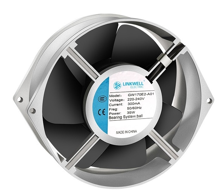 GW 300mA 35W ventilation exhaust fans industrial axial fan 170*170mm