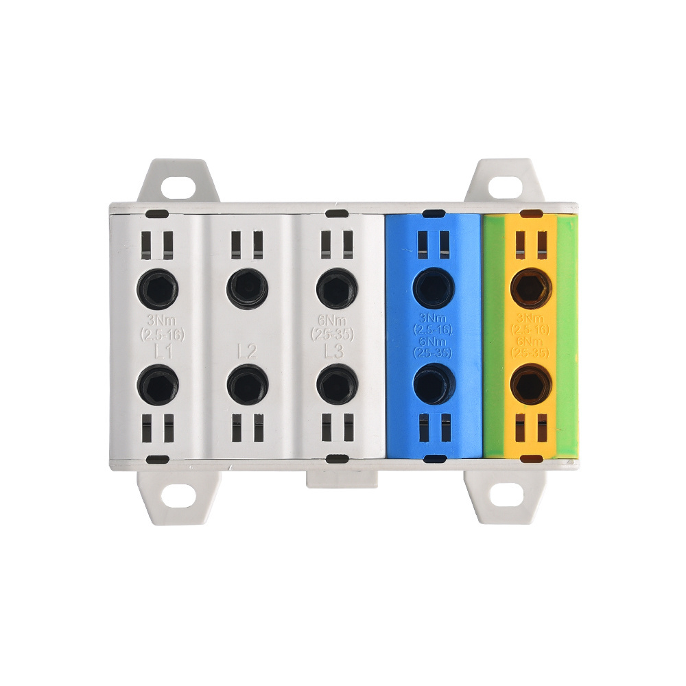 CE and ROHS Approved 5 Poles 2.5-35mm2 Aluminum Terminal Block 1000V 135A KE series for Al/Cu connector