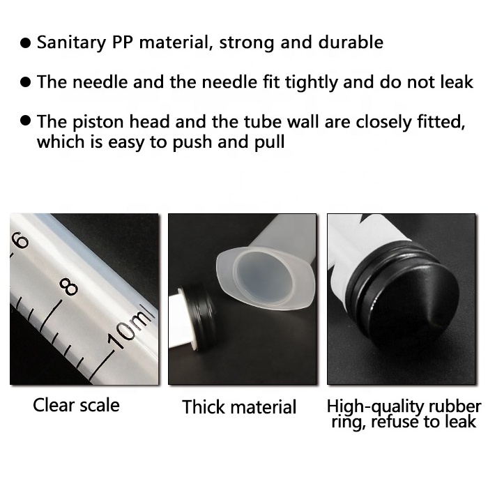 Jello Shot Syringes 500ml Double High Pressure 200ml 10cc 20ml 300ml Gun Retractable Disposable Prices Dispenser Large Syringe